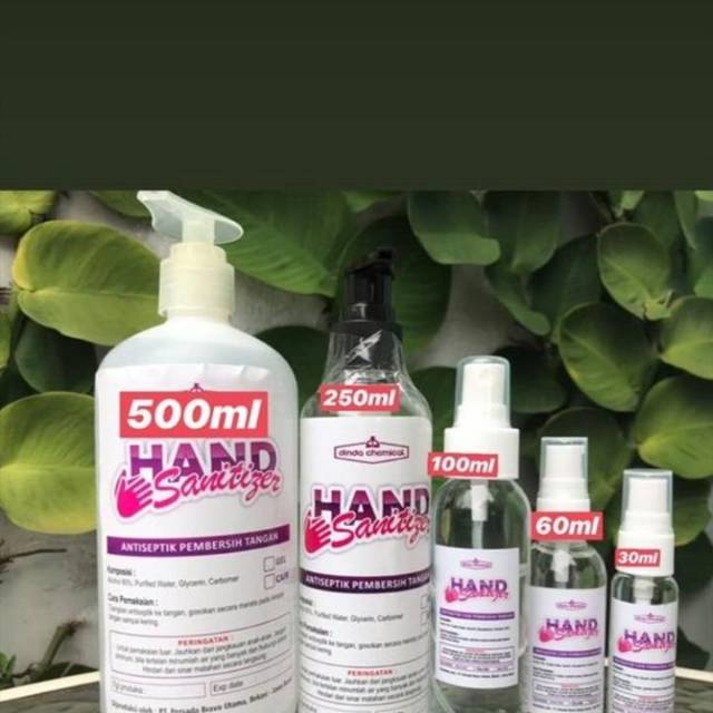 Jual Hand Sanitizer 500 ML 250 ML 100 ML 60 ML 30 ML sama