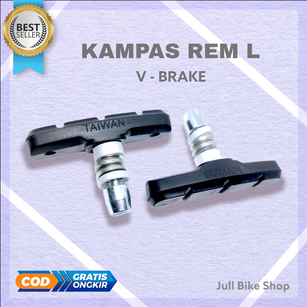 Jual Pcs Kampas Rem Sepeda U V Brake Taiwan Pads Karet Mtb Lipat Road Bike Shopee Indonesia