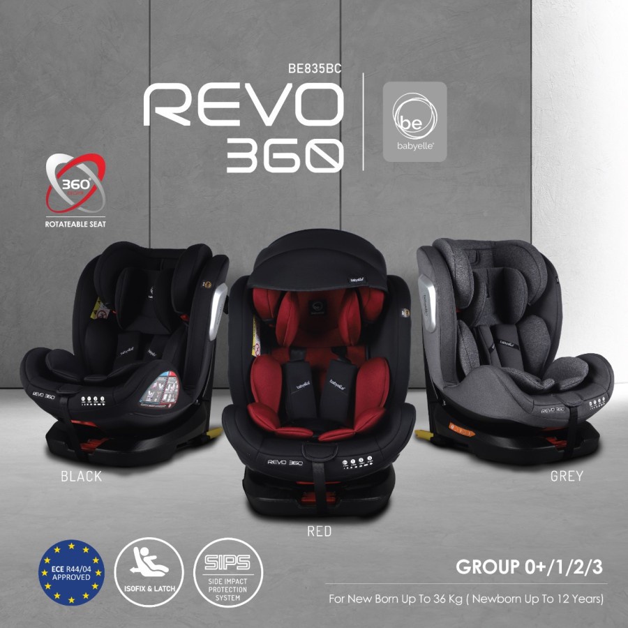 Jual Baby Elle Carseat Revo 360 BE 835BC for Baby Car Seat Shopee Indonesia