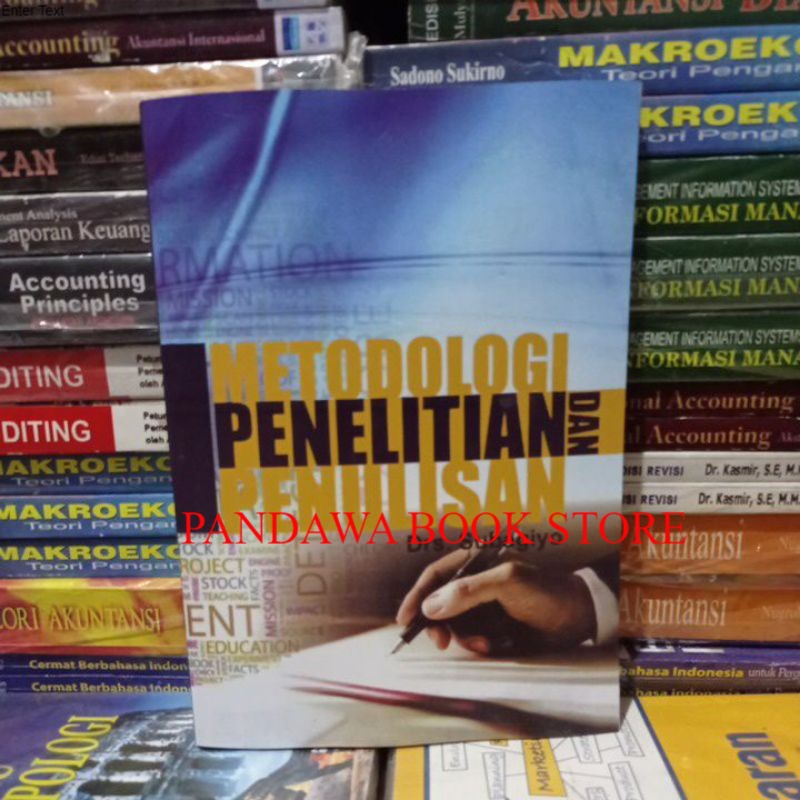 Jual Metodologi Penelitian Dan Penulisan By Subagiyo | Shopee Indonesia