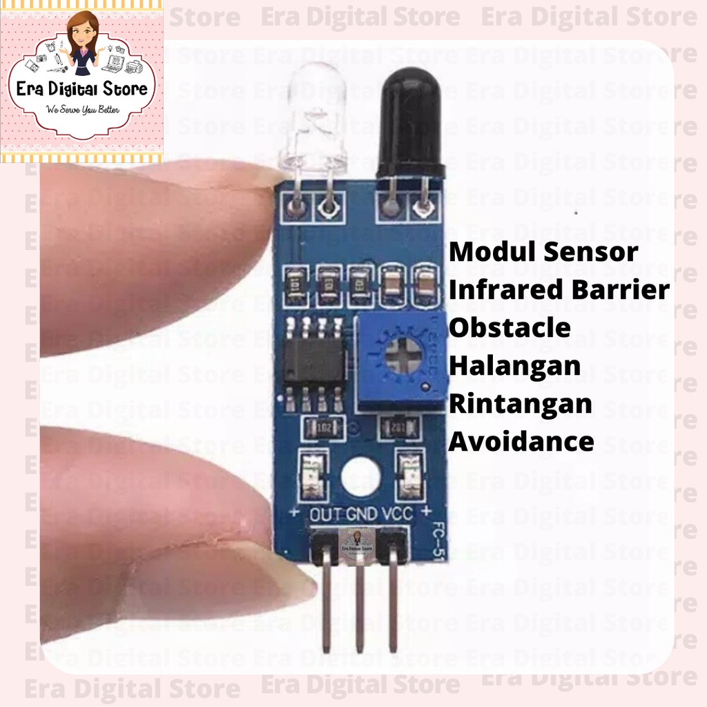 Jual Modul Sensor Infrared Barrier Obstacle Halangan Rintangan ...