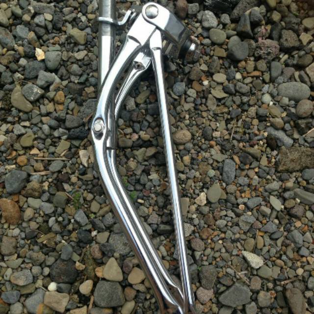 Jual Fork Springer tegak full pipa sepeda lowrider custom | Shopee ...
