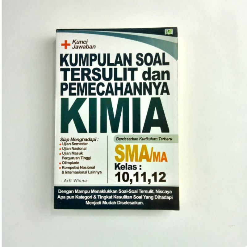 Jual Buku Kumpulan Soal Tersulit Dan Pemecahannya Kimia Sma Ma Kelas 10 11 12 Shopee Indonesia