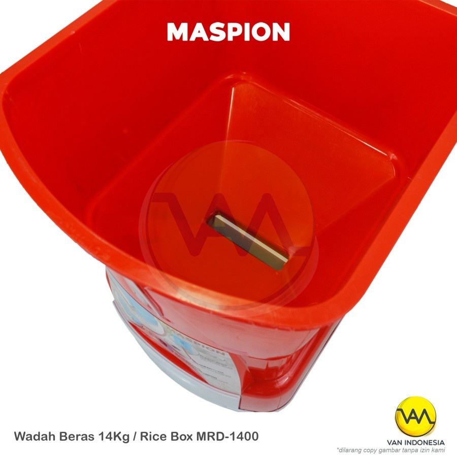Jual MASPION RICE BOX MRD 1400 AP TEMPAT PENYIMPANAN BERAS KAPASITAS 14 ...