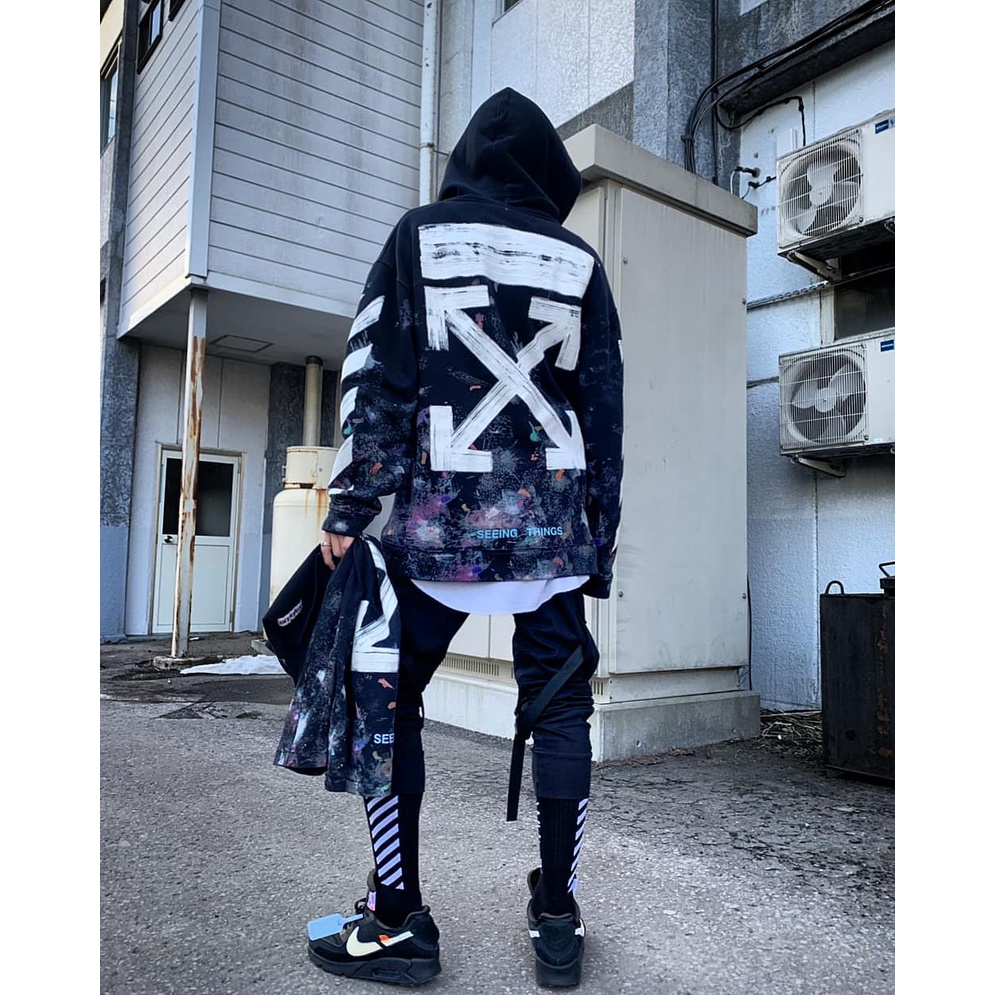 Off white hoodie galaxy price online