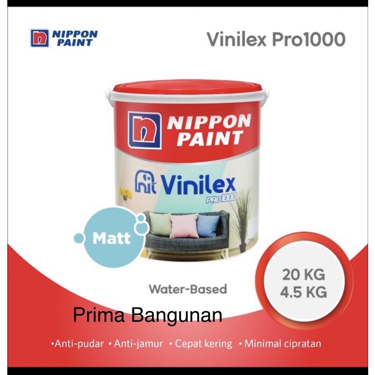 Jual Vinilex Pro 1000 Tinting Warna 20 Kg Shopee Indonesia 3462