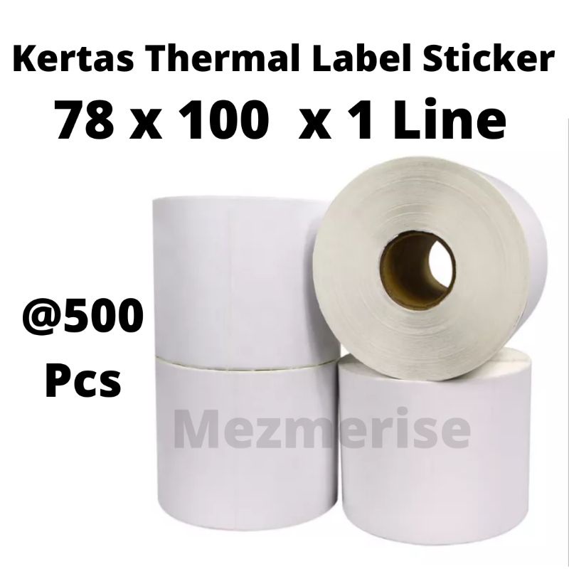 Jual Label Resi Sticker Thermal Isi X Shopee Indonesia