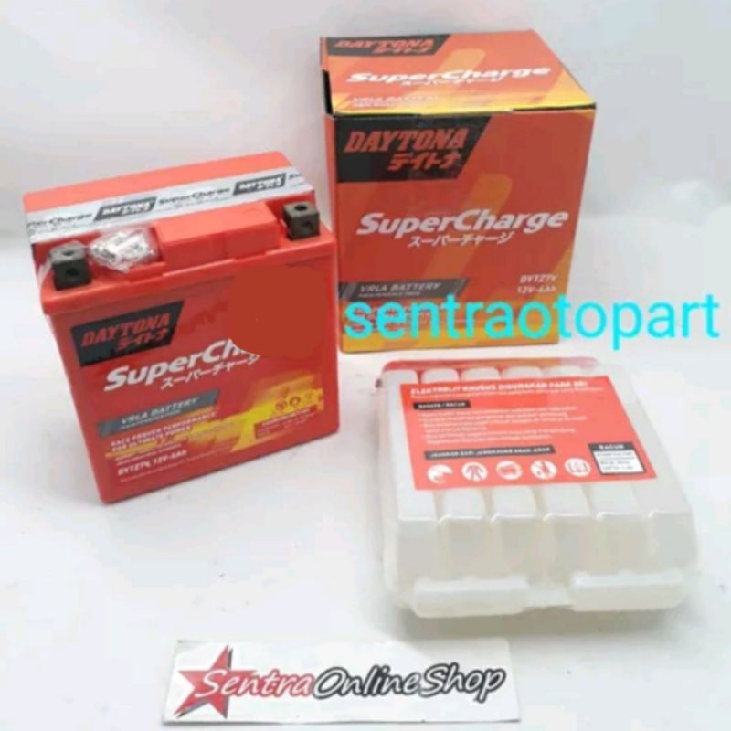 Jual aki accu semi kering super charge nmax aerox 155 DYTZ7V daytona