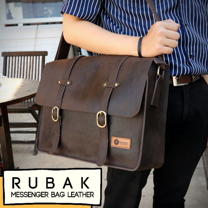 Messenger bag kulit sale
