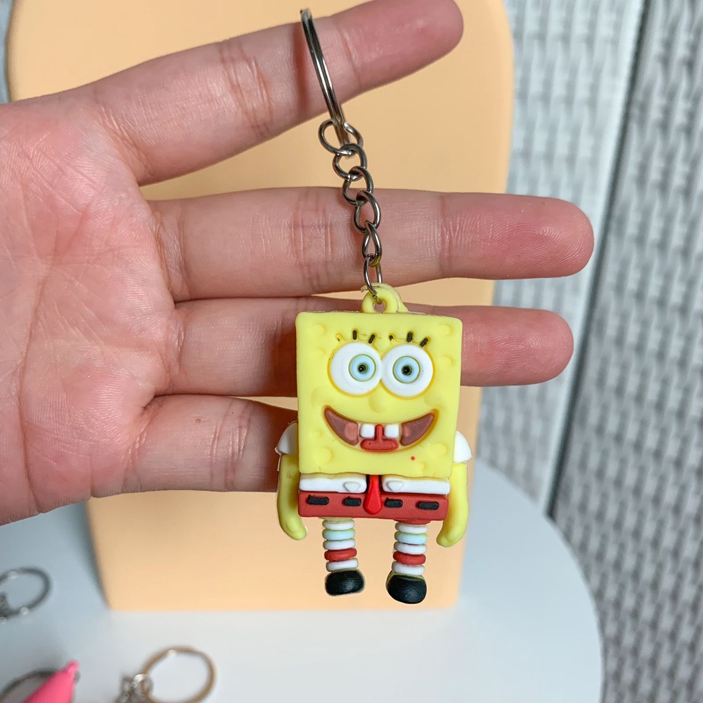 Jual Gantungan Kunci Spongebob Patrick Keychain Mr Crab Squidward