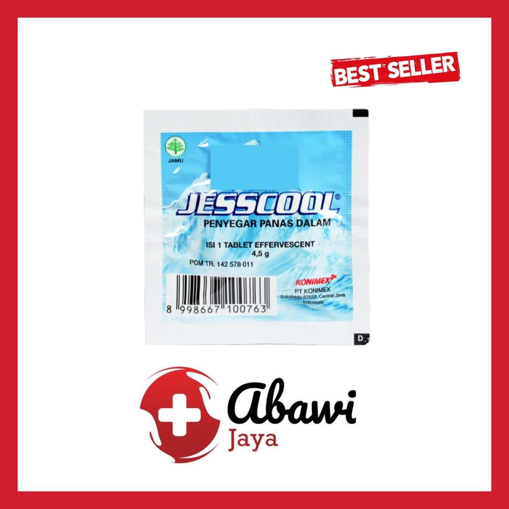 Jual [AB] Jesscool Effervescent 1 Tablet | Shopee Indonesia