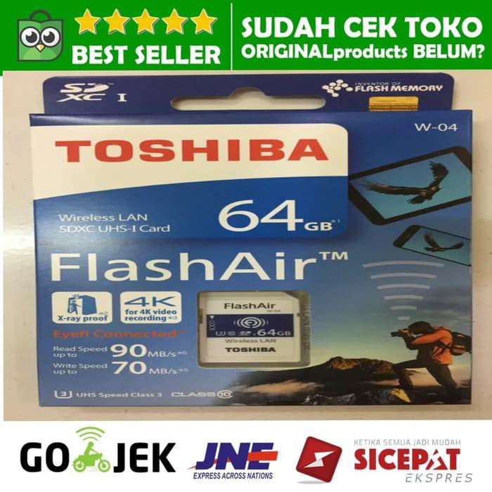 Jual Hot Toshiba Flash Air 64Gb Wifi Sd Card Wireless Lan Flashair