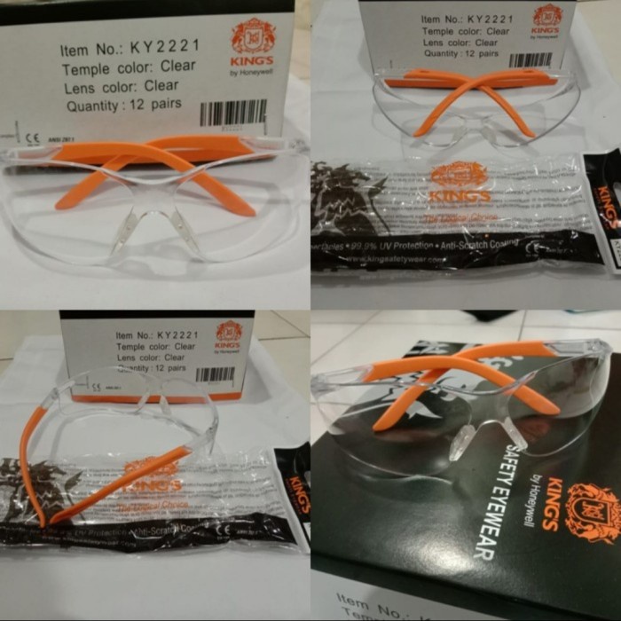 Jual GlassesSafety King'S Ky 2221 /Kacamata Safety King'S Ky 2221