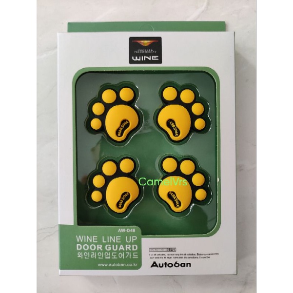 Jual Door Guard karet Pelindung Pintu Mobil kaki kucing (4pcs) | Shopee ...
