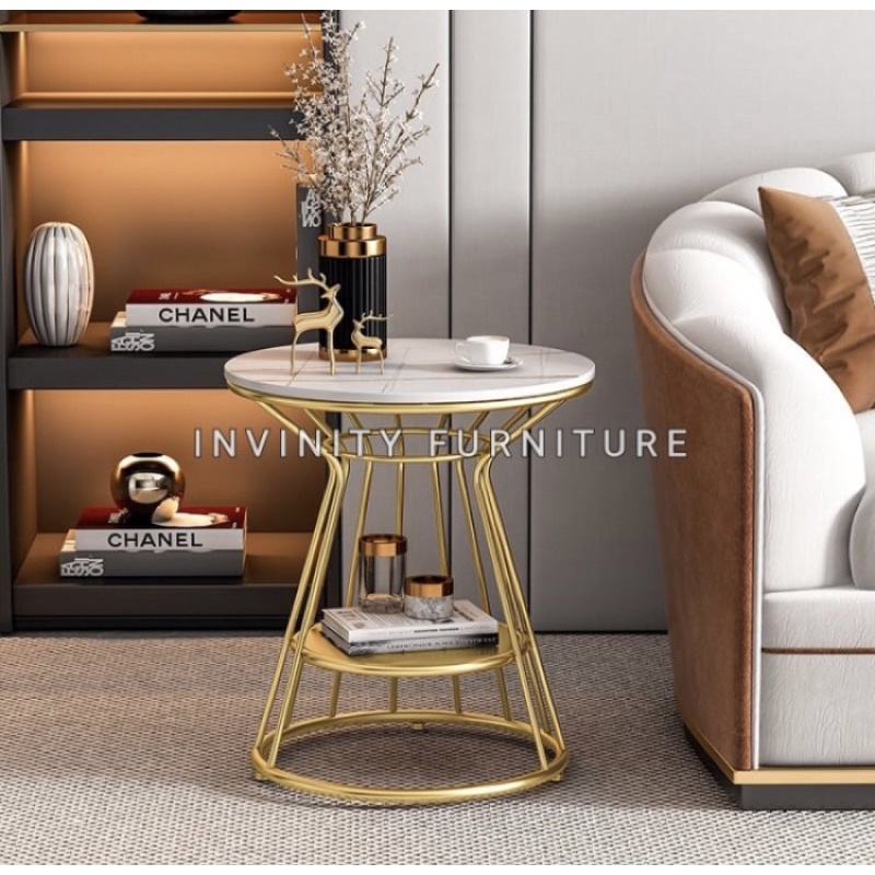 Jual SIDE TABLE - MEJA MARMER SAMPING SOFA - MEJA LAMPU - MEJA POT ...