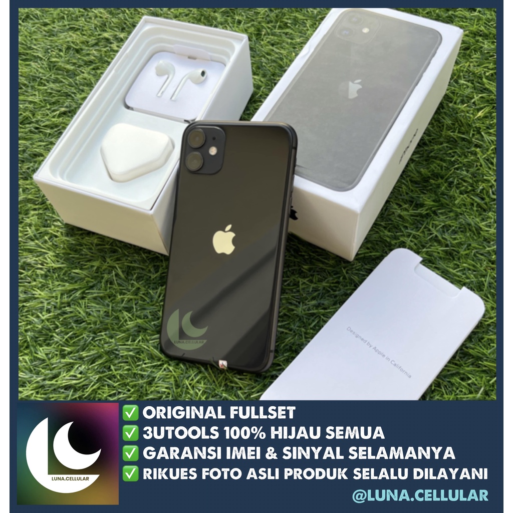 Jual Apple IPhone 11 64GB 256GB 512GB Second Seken Bekas Ori Asli ...