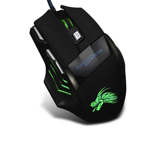 Jual 4 Color Dazzle Colour LED Optical 7D USB Wired Gaming Mouse ...