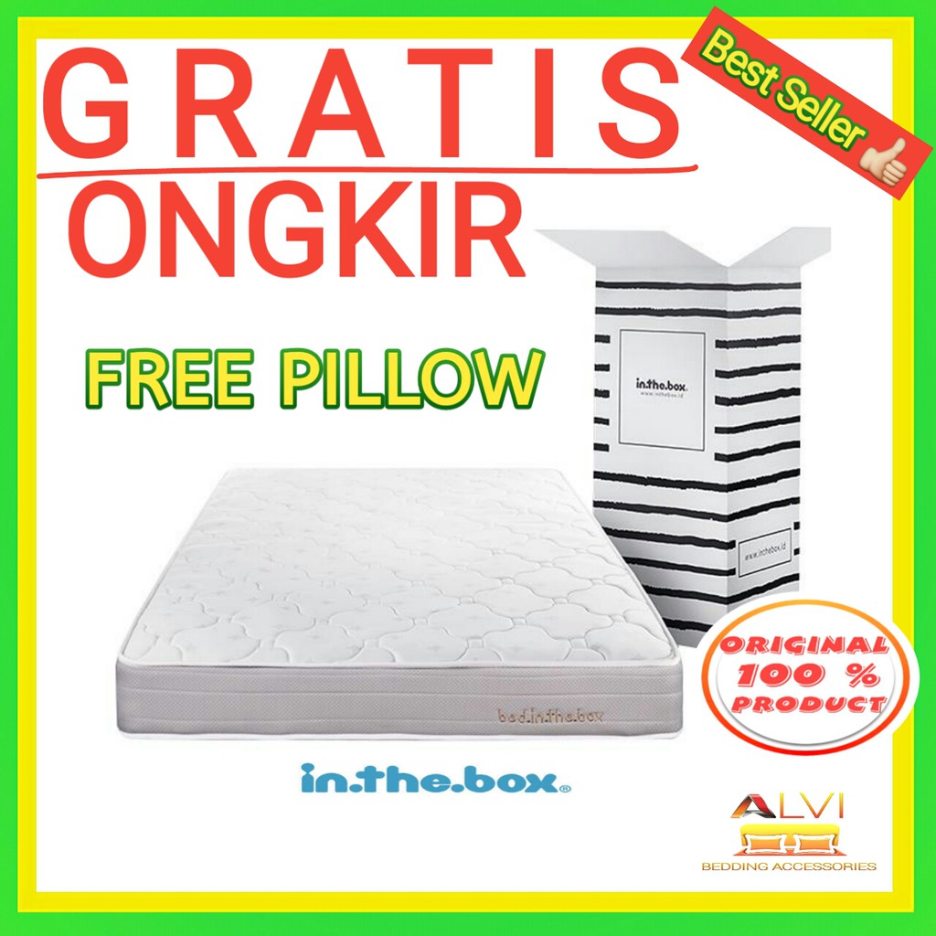 Jual IN THE BOX Kasur Spring Bed 120 x 200 23 cm Double No 3 inthebox ...