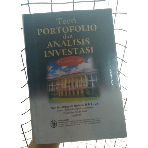 Jual Teori Portofolio Dan Analisis Investasi Edisi 11 | Shopee Indonesia