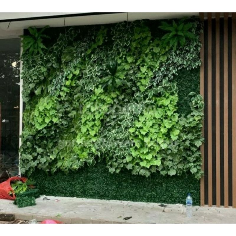 Jual Paket 20 M Vertical Garden Artificial Taman Vertikal Sintetis