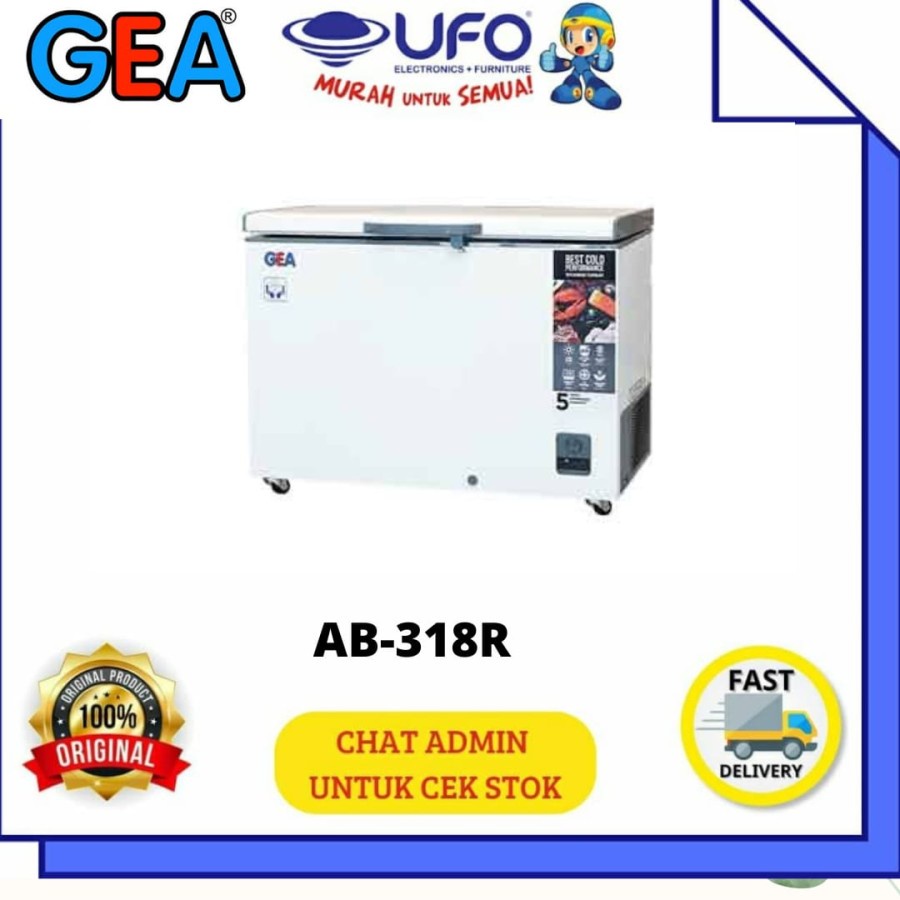 CHEST FREEZER GEA AB-318 R / AB-318R / AB-318R , freezer box 300 Liter