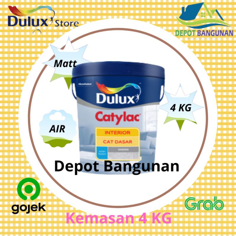 Jual Cat Dasar Tembok Alkali Sealer Cat Dasar Dulux Catylac Interior 4 Kg Shopee Indonesia 2097