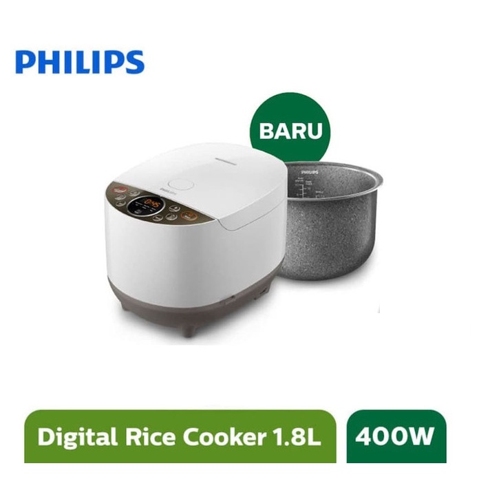 Jual PHILIPS Digital Rice Cooker 1.8Liter Fuzzy Logic Bakuhanseki