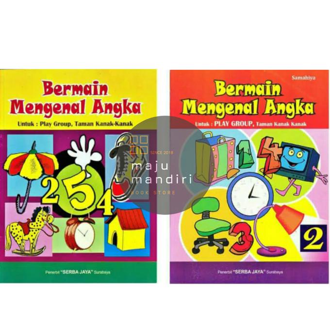 Jual BUKU BERMAIN MENGENAL ANGKA JILID 1 DAN 2 - SERBA JAYA | Shopee ...