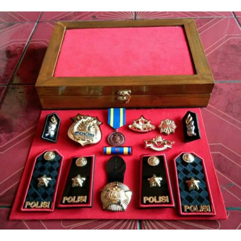 Jual YS - pangkat pdh pdu kompol set bok custom | Shopee Indonesia
