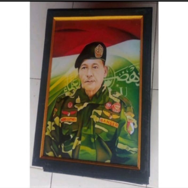 Jual Poster murah Habib Luthfi plus bingkai uk 55x35 | Shopee Indonesia