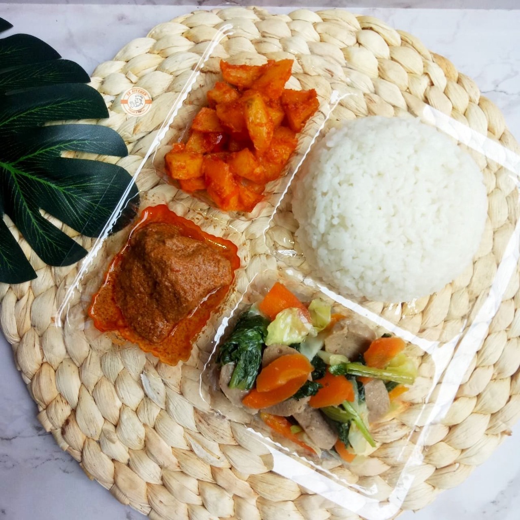 Jual Paket Nasi Daging Rendang Murah Dan Enak Shopee Indonesia