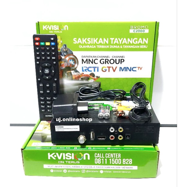 Jual Receiver KVision Bromo C2000 Receiver Digital Kvision Bromo