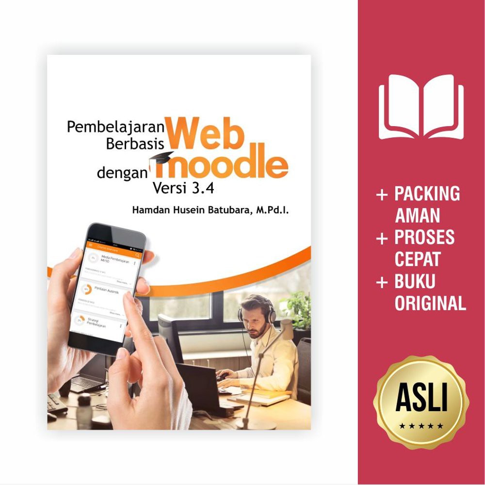 Jual Buku Pembelajaran Berbasis Web Dengan Moodle Versi 3.4 | Shopee ...