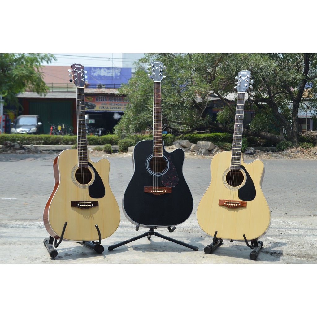 Jual Gitar Akustik Yamaha Jumbo Natural Shopee Indonesia