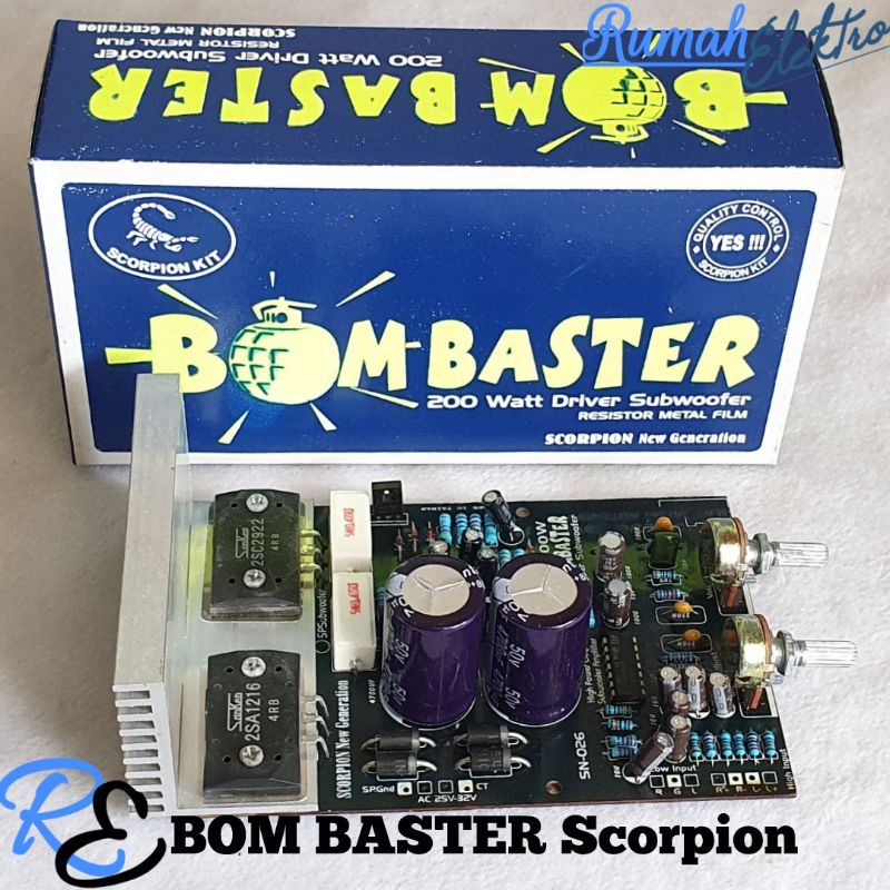 Jual Kit Subwoofer Speaker Active Aktif BOMBASTER 200Watt | Shopee ...