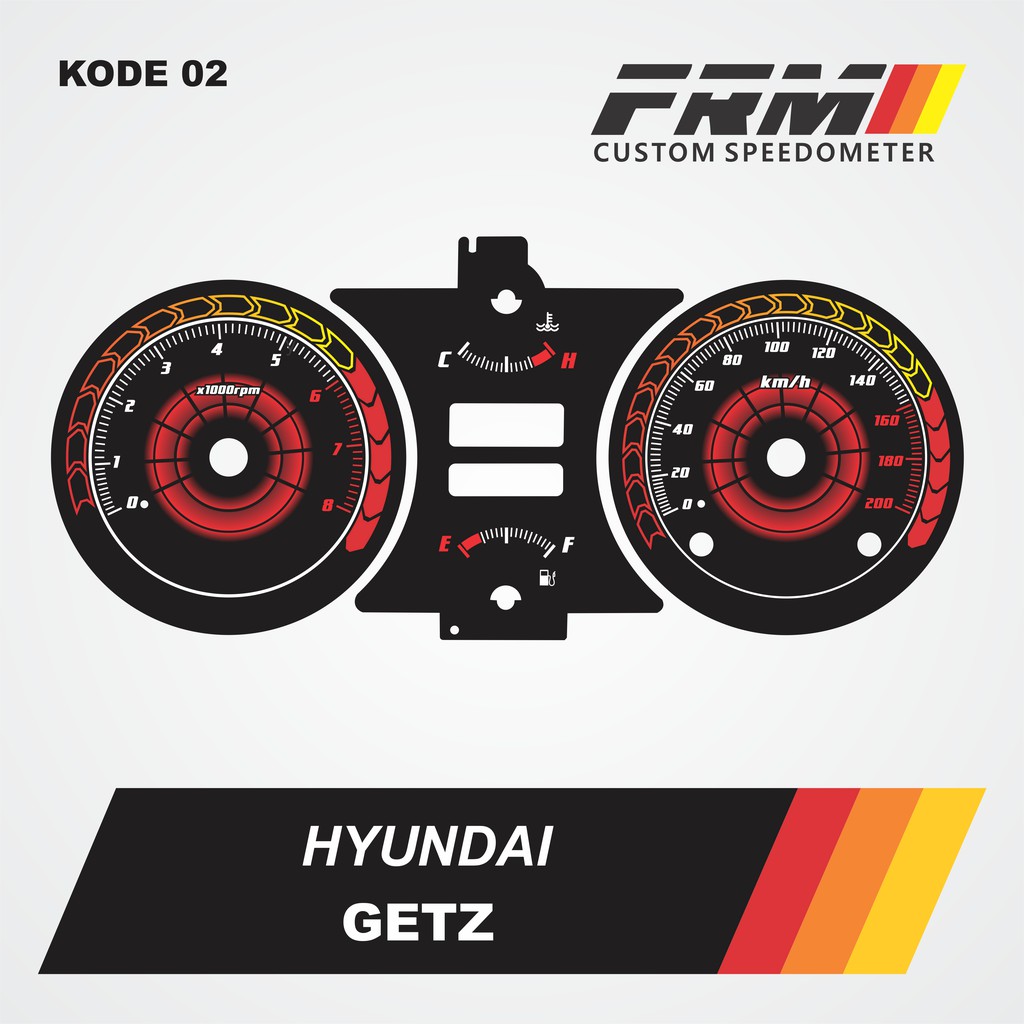 Jual Bisa COD Panel speedometer Custom Hyundai Getz | Shopee Indonesia