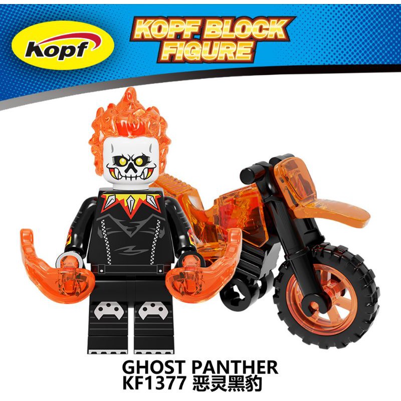 Jual Mainan Anak Action Figure Lego Ghost Rider + Motor KF1377 Lego ...