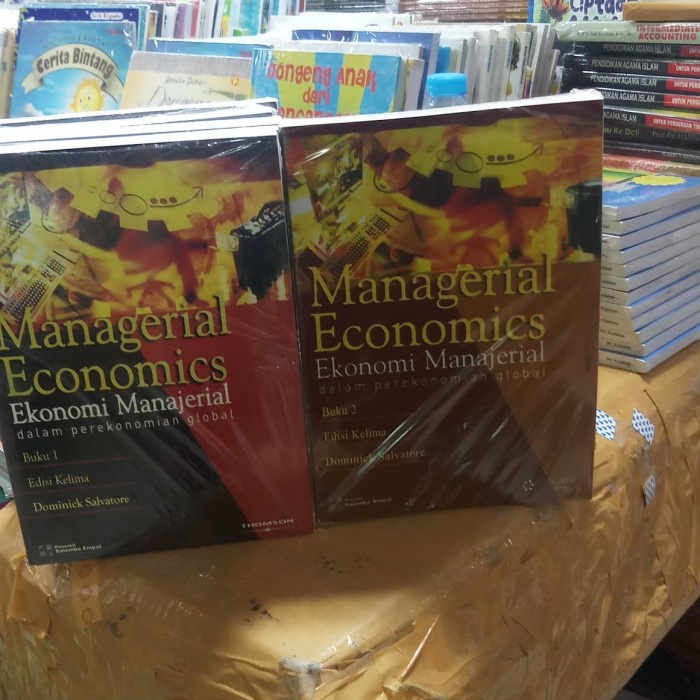 Jual BUKU PAKET MANAGERIAL ECONOMICS Buku 1 Dan 2 ( Dominic ) | Shopee ...