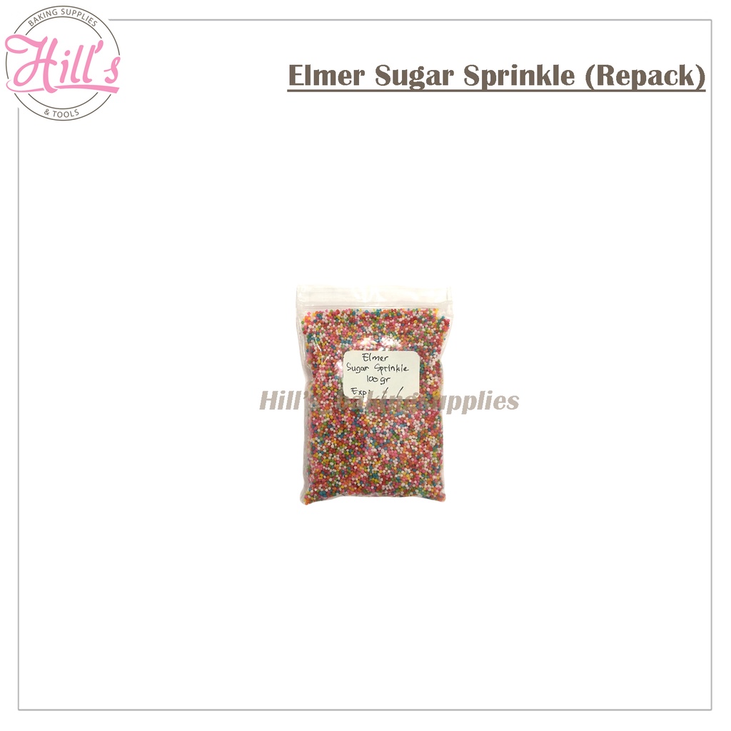 Jual ELMER SUGAR SPRINKLE 50gr & 100gr WARNA WARNI / GULA BUTIR ...
