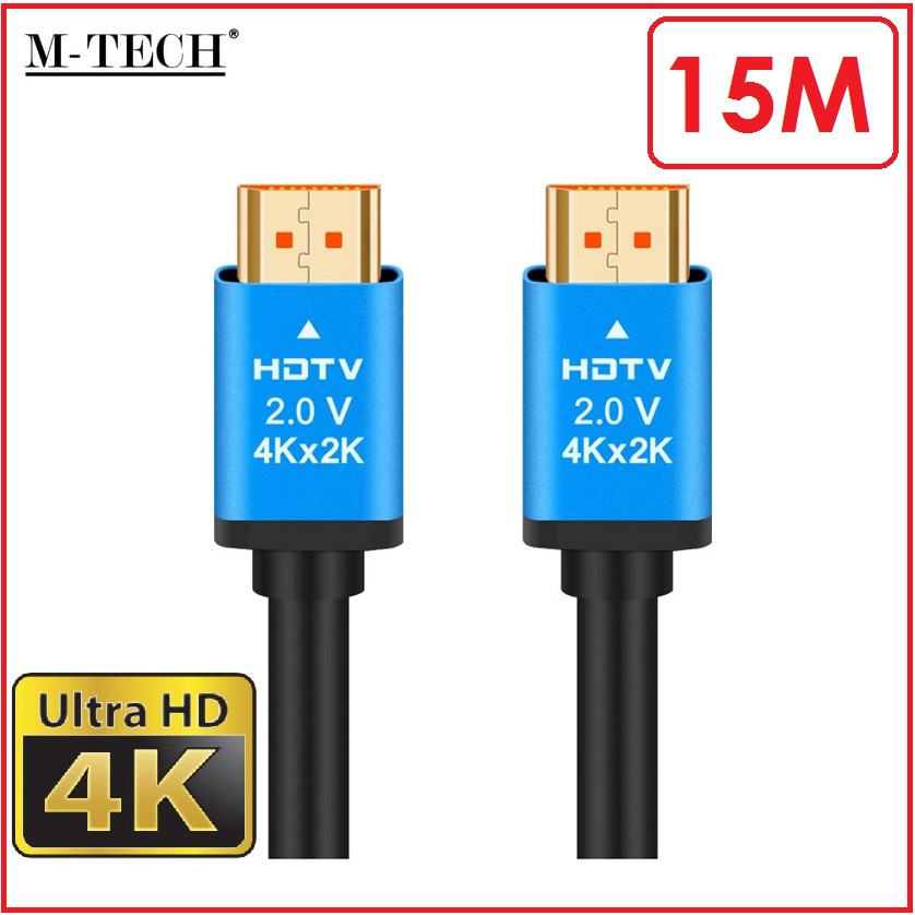 Jual Kabel HDMI 15M 4K ULTRA HD Premium V2.0 15 Meter M-TECH | Shopee ...