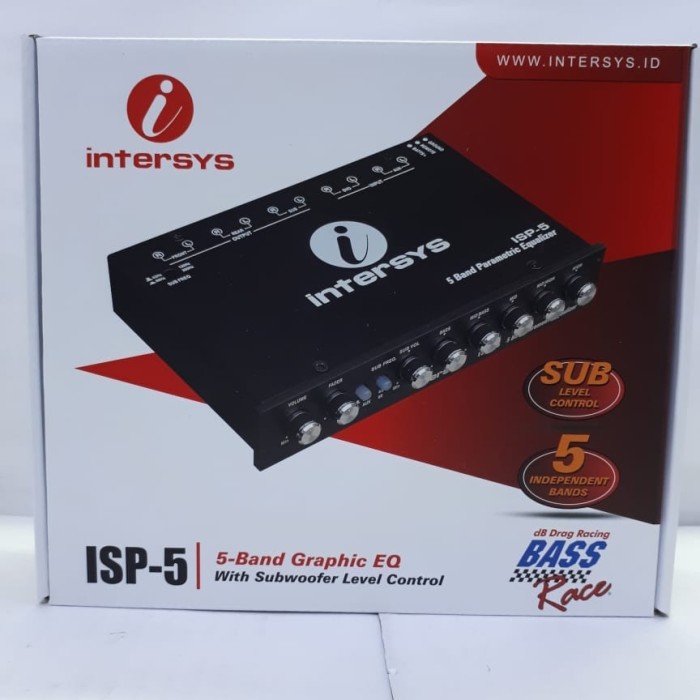 Jual Pre Amp Parametrik Intersys ISP 5 (5 Band Equalizer) | Shopee ...