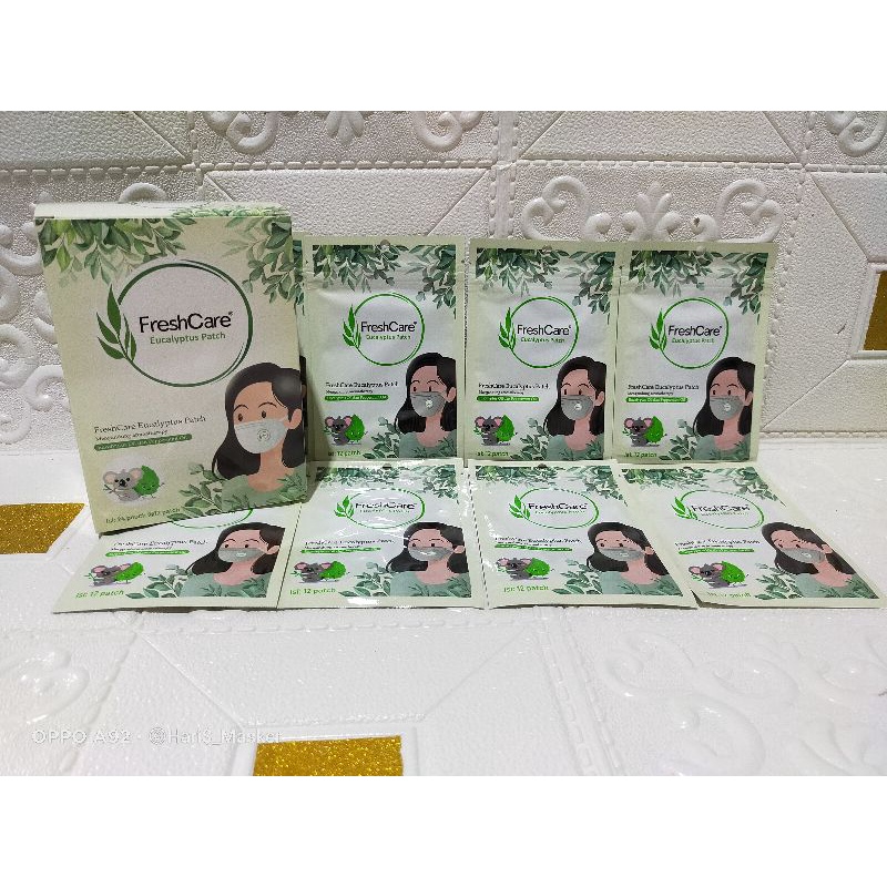 Jual FRESH CARE Eucalyptus Patch Isi 12 Patch/ FreshCare Stiker Masker ...