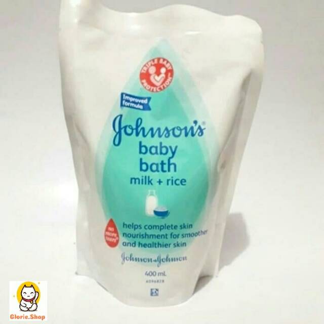 Jual Johnsons baby bath milk + rice 400ml | Shopee Indonesia