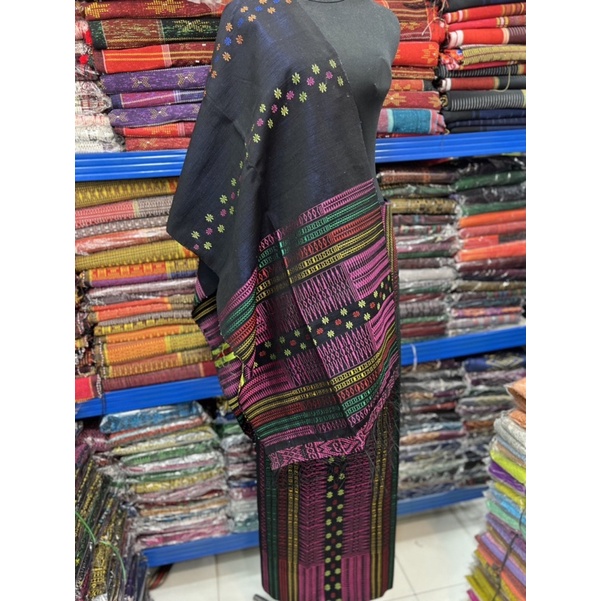 Jual Songket Tarutung Tenun Tangan Asli Motif Pucca Bintik Dengan ...