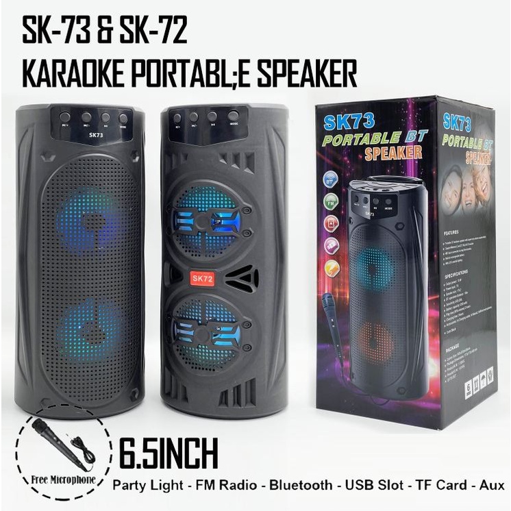 Altavoz HIFI-72 Bluetooth/ Karaoke/Tws/ Usb