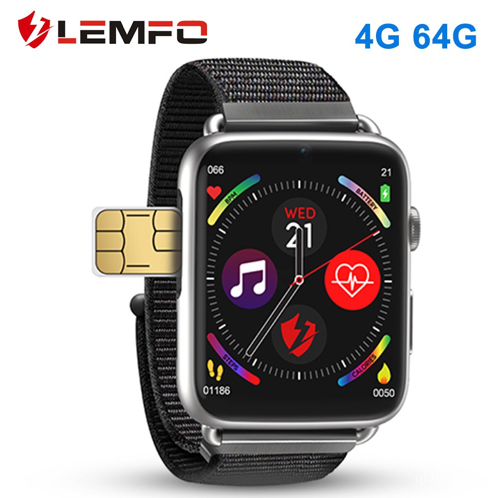 Jual LEMFO LEM10 4G Smart Watch Android 7 GPS WIFI 4GB 64GB 780mah Big Battery 1.88 Inch 360 320 Screen S Shopee Indonesia