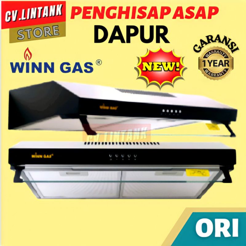Jual Penghisap Asap Dapur Kitchen Hood Cooker Hood WINN GAS W2198E Penyedot Asap 90 Cm Range