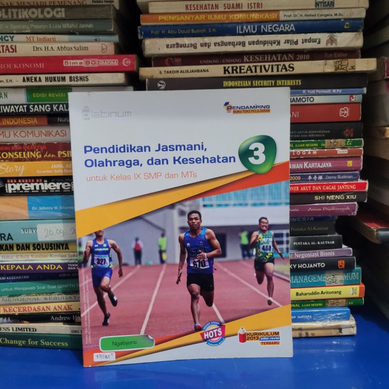 Jual Buku Bekas Platinum Pendidikan Jasmani Olahraga Dan Kesehatan Kelas 3 Smp K13 Revisi 