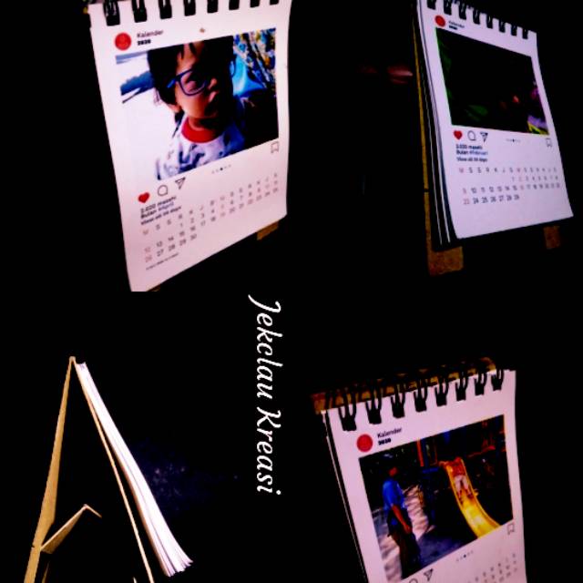 Jual Kalender Mini Model Custom Foto | Shopee Indonesia