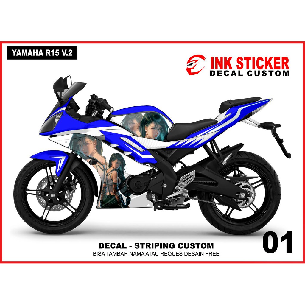 Jual Sticker Decal R15 v2 01 Fullbody | Shopee Indonesia